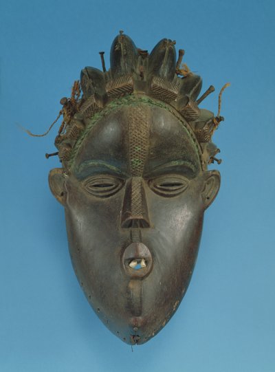 Maske, Bassa-Kultur (Holz) von Congolese